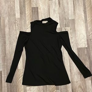 Black long sleeve with shoulder cut outs